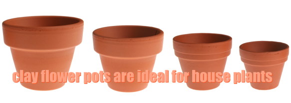 Clay Flower Pots in Several Sizes clay flower pots, terracotta pots, clay pots, flower pots